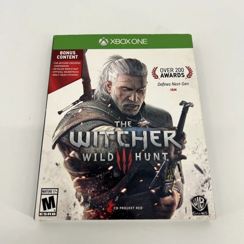 The Witcher 3: Wild Hunt Microsoft Xbox One CIB Includes Soundtrack and Inserts